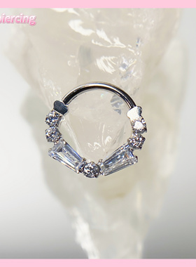 仙人穿刺 f136钛合金 耳骨环/耳环/Ditch/鼻中隔 16g穿刺饰品