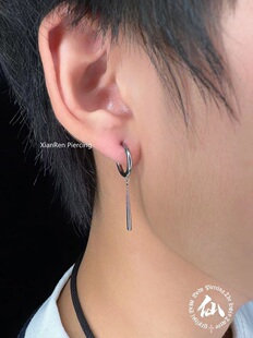 仙人穿刺 F136钛合金 索隆同款耳环 超酷16g饰品