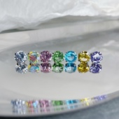 仙人穿刺 6大钻医用钢防敏钛钢耳骨钉1.2粗 钛钢锆石平底耳蜗钉8