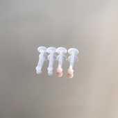 妈不打系列 仙人穿刺新款 隐形透明唇钉耳钉耳骨钉 办公上学1.2粗