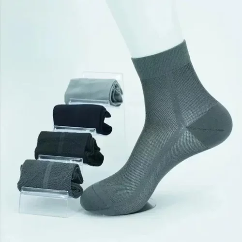 夏季男士超薄透气防臭网眼袜