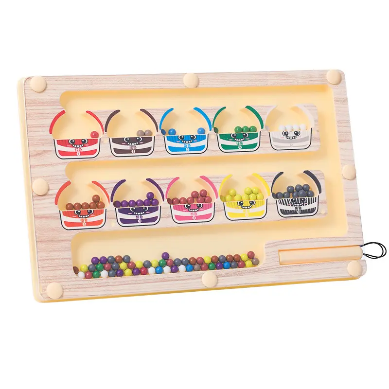 儿童智力磁吸走珠迷宫空间逻辑