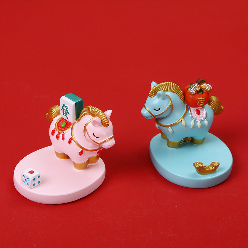 2026新款马年小摆件国潮马手机支架马年吉祥物生肖马年会伴手礼创,家居饰品,桌面摆件,淘宝优惠券,粉丝福利购,淘宝优惠卷