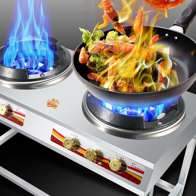 猛火灶商用双灶台式高压煤气灶液