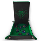 COC DND 可折叠PU皮 TRPG跑团 现货 克苏鲁风骰塔骰盘组合