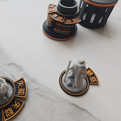 人物棋子状态环 可堆叠状态盘 跑团DND龙与地下城桌游配件