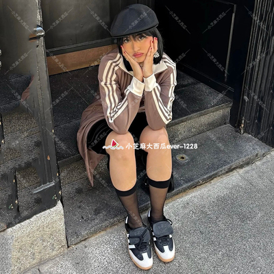 adidas三叶草复古运动鞋T头鞋
