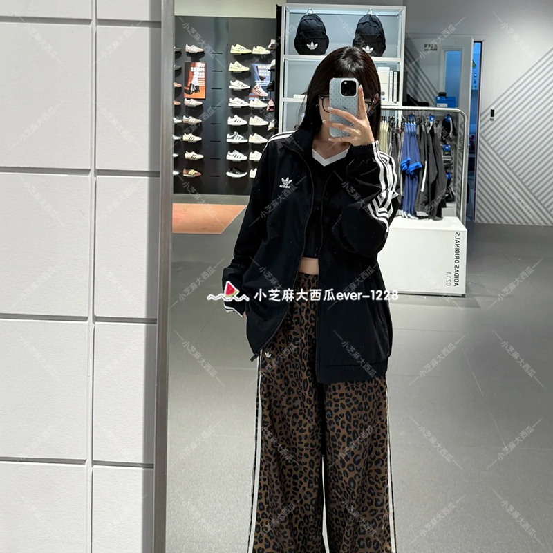 adidas三叶草运动夹克上衣外套