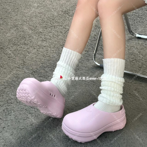 adidas三叶草穆勒鞋厨师鞋