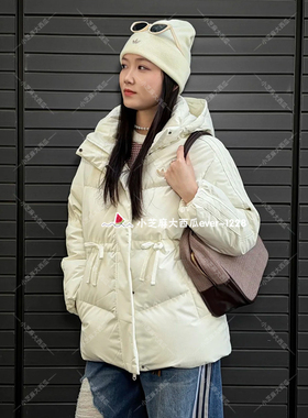 adidas三叶草专柜正品保暖运动宽松版鸭绒连帽羽绒服KF3685KF3686