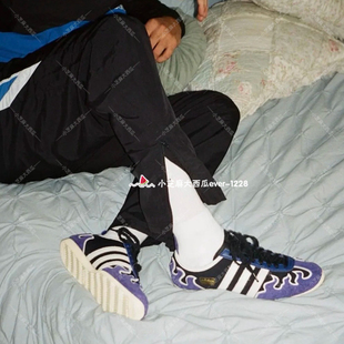 adidas三叶草JAPAN LO BRAIN DEAD联名运动火焰摔角鞋JQ6789/9214