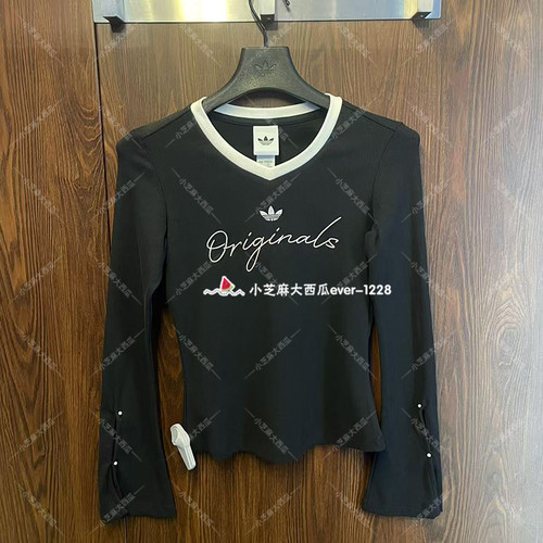 adidas三叶草休闲长袖T恤