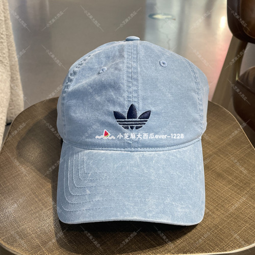 adidas三叶草水洗运动遮阳棒球帽