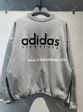 adidas三叶草FOG ATHLETICS男女舒适宽松运动休闲套头卫衣JZ7369