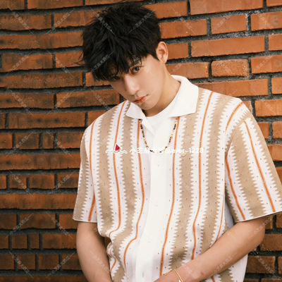 adidas三叶草运动短袖翻领衬衫