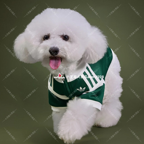 adidas三叶草宠物衣服狗狗猫咪