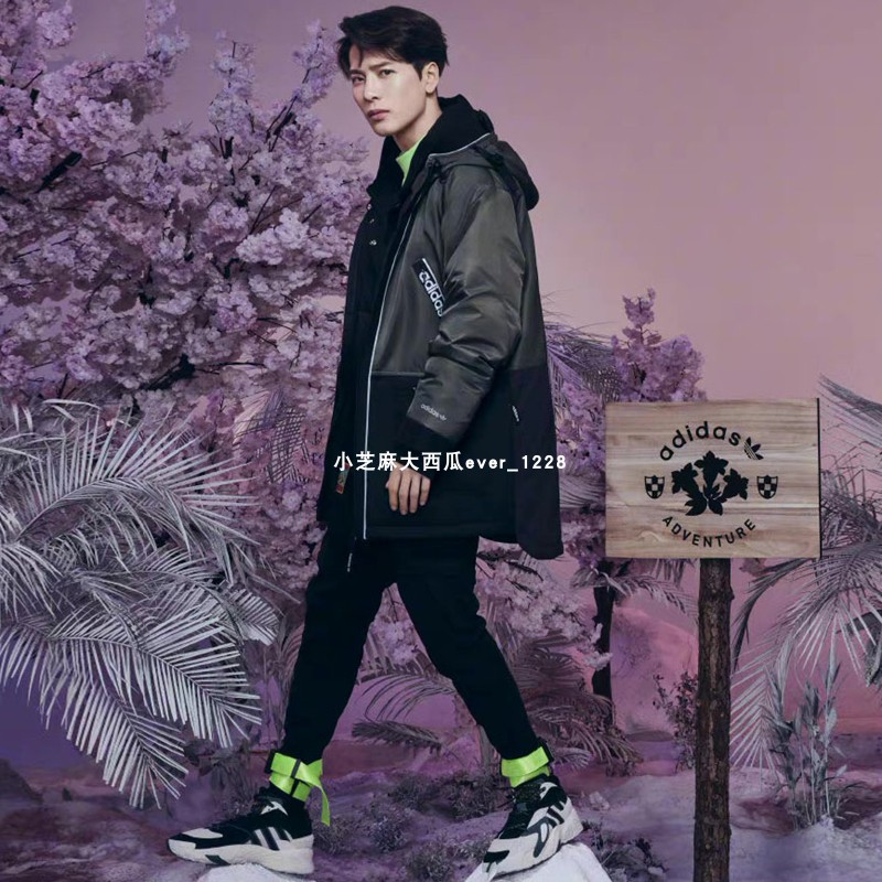 adidas三叶草专柜正品王嘉尔工装风时尚大口袋运动男子长裤gv0932