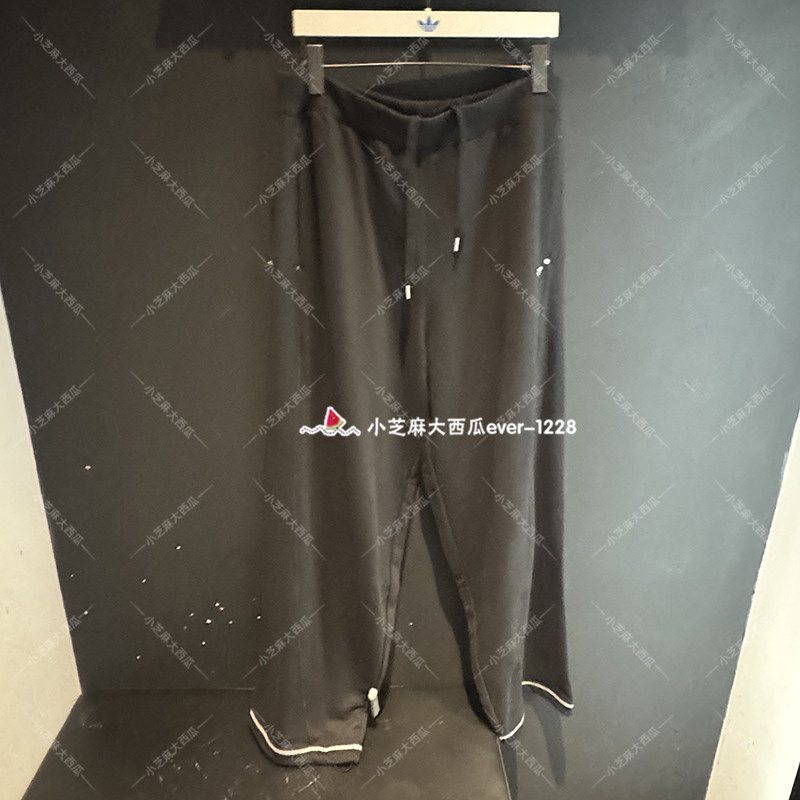 adidas三叶草正品Santa Monica情侣款舒适宽松运动休闲长裤JX6166