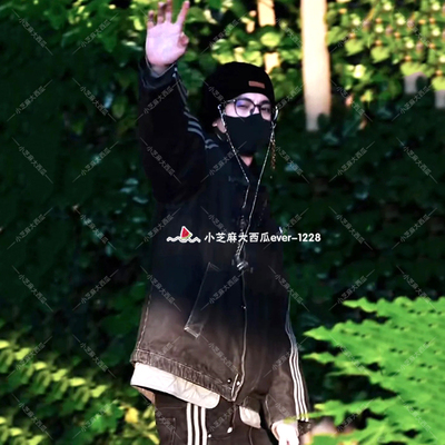 adidas三叶草可拆卸下摆运动棉服