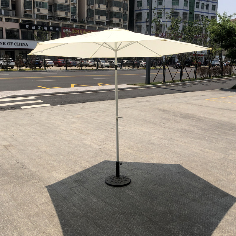 怿宝兰户外3米遮阳防雨转向侧弯防侧晒伞窗台阳台花园酒店中柱伞