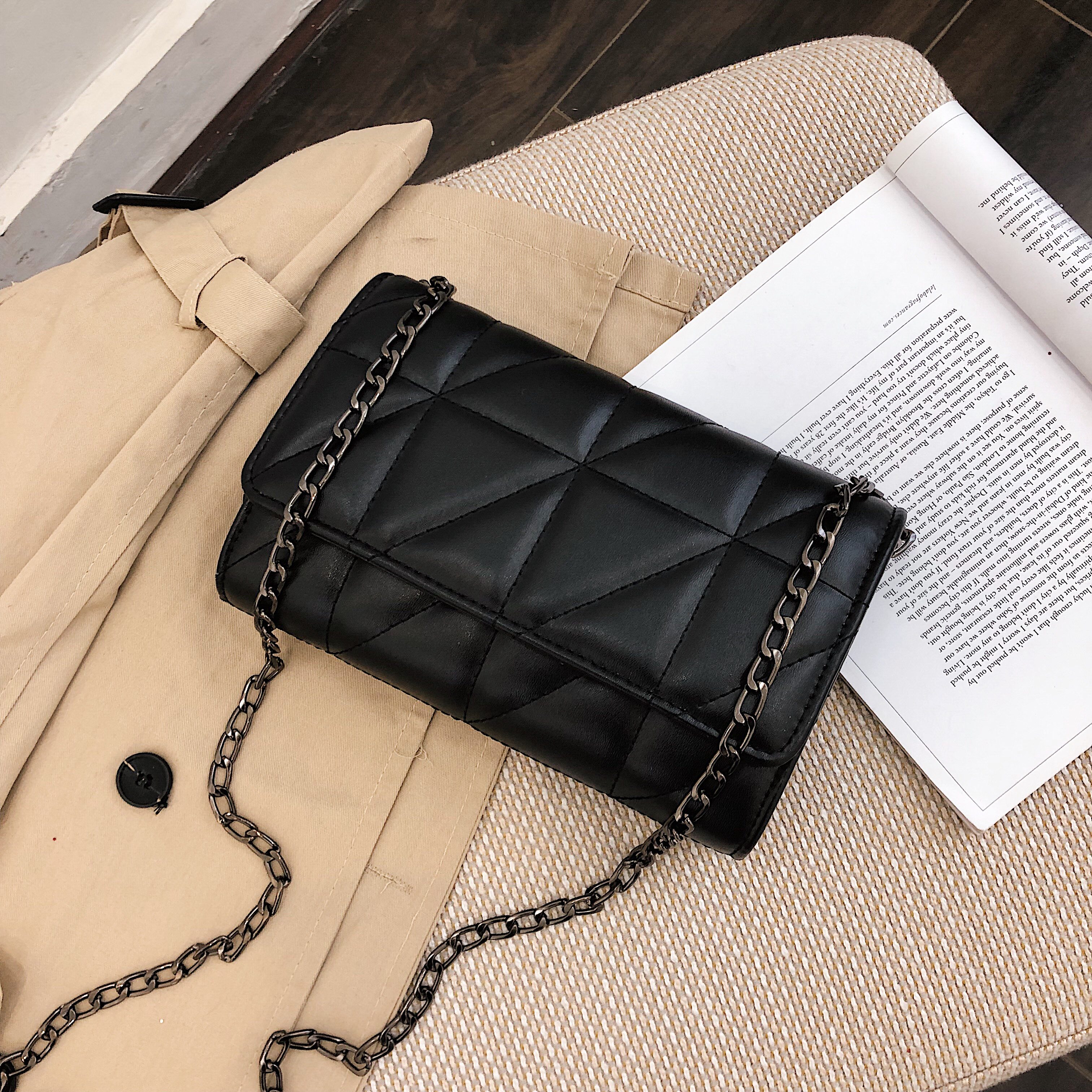 包包女包2025夏新款小方包链子洋气单肩韩版百搭时尚斜挎包