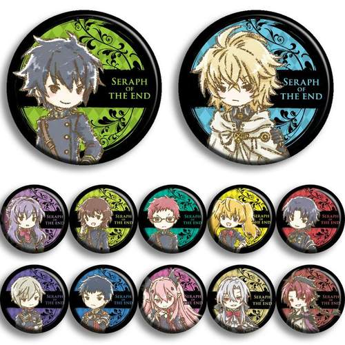 终结的炽天使动漫吧唧徽章二次元周边克鲁鲁红莲深夜费里德画