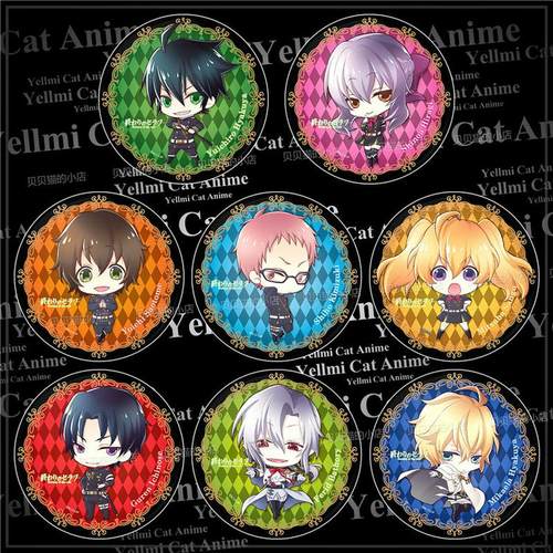 终结的炽天使徽章 费里德百夜优一郎一濑红莲动漫胸章吧唧现货A