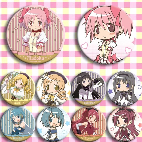 魔法少女小圆 动漫徽章胸章58mm 二次元周边礼物吧唧定制挂件海报 - 封面