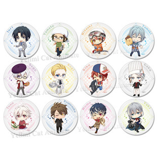 IDOLiSH7徽章吧唧 七濑陆四叶环动漫游戏周边胸章职业体验Q版/I