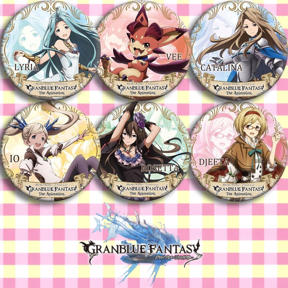 碧蓝幻想 游戏徽章胸章 二次元周边吧唧定制 露莉亚海报挂件挂画