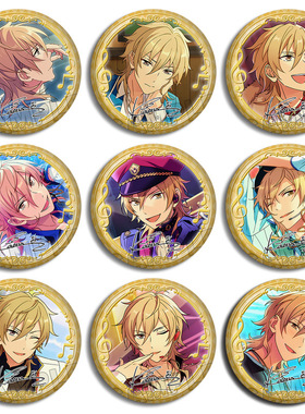 偶像梦幻祭 羽风薰 UNDEAD 周边徽章吧唧动漫游戏金属胸章现货