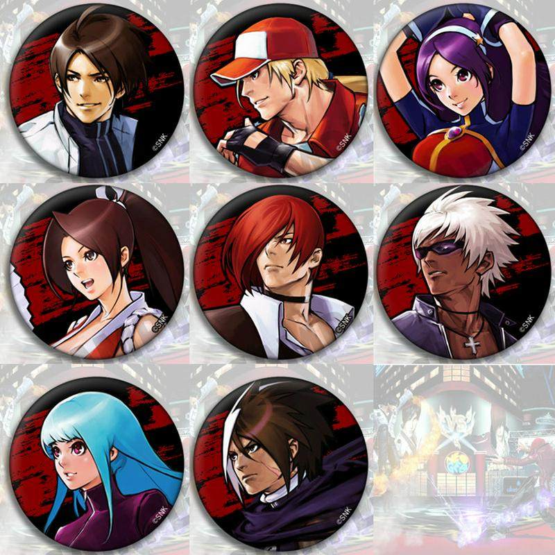 kof97 拳皇98动漫吧唧挂件周边徽章K 八神庵草薙京冰女不知火舞