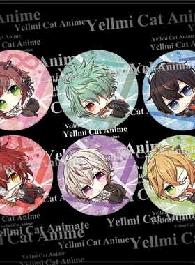 Collar×Malice项圈与恶意柳愛時白石景之徽章吧唧胸章挂件镜子B