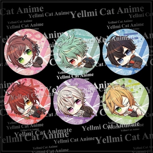 Collar×Malice项圈与恶意柳愛時白石景之徽章吧唧胸章挂件镜子B
