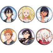 夏日重现网代慎平小舟潮日本动漫周边二次元 cos镭射徽章吧唧勋章C