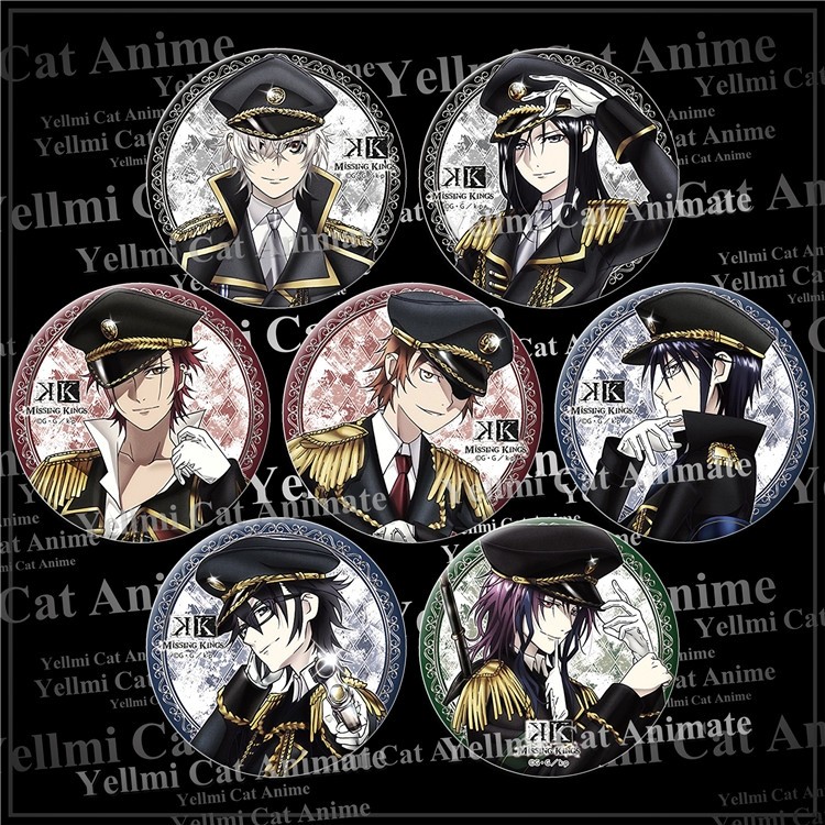 k missing kings徽章 return of剧场版动漫胸章挂件吧唧随身镜/d