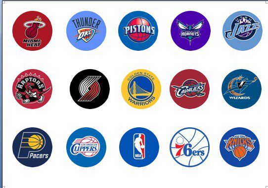 nba徽章胸针 湖人快船猛龙勇士队标logo周边胸章球迷背包饰品31枚