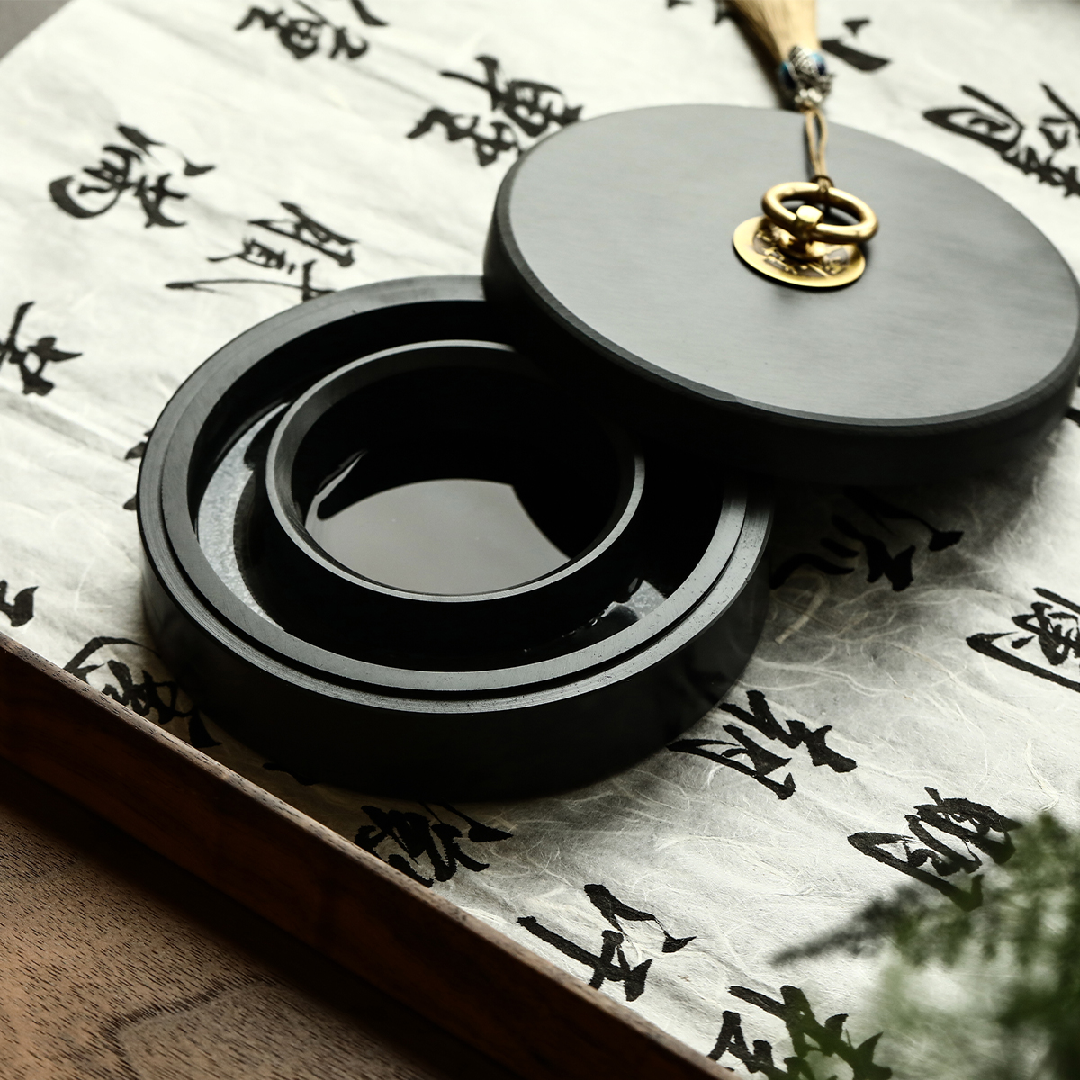 锦瑟文房安徽歙砚保湿火锅砚