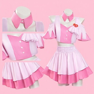 娘服通用服打歌服装二次元cos游戏赛马往昔周年黑色粉色4.5款爱如