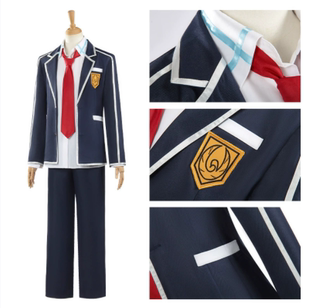 二次元游戏动漫cos服装全套刀剑神域 亚丝娜&桐人校服cosplay服装