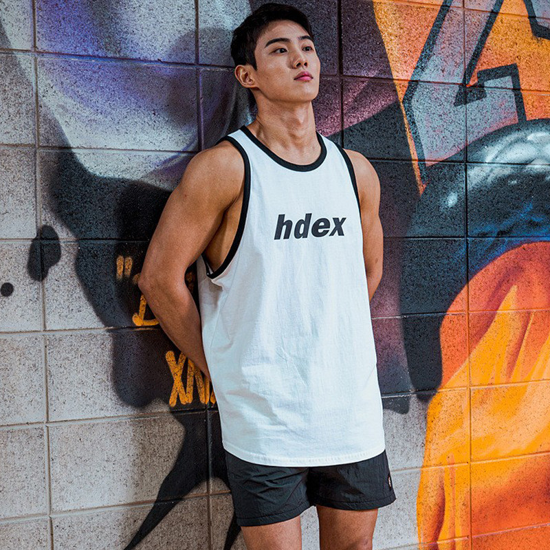 无袖运动背心男健身衣服宽松篮球坎肩跑步训练撸铁T恤纯棉上衣