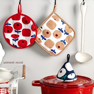 田园风碗垫子隔热垫锅垫厨房加厚餐垫防烫家用茶杯垫碗盘垫布艺