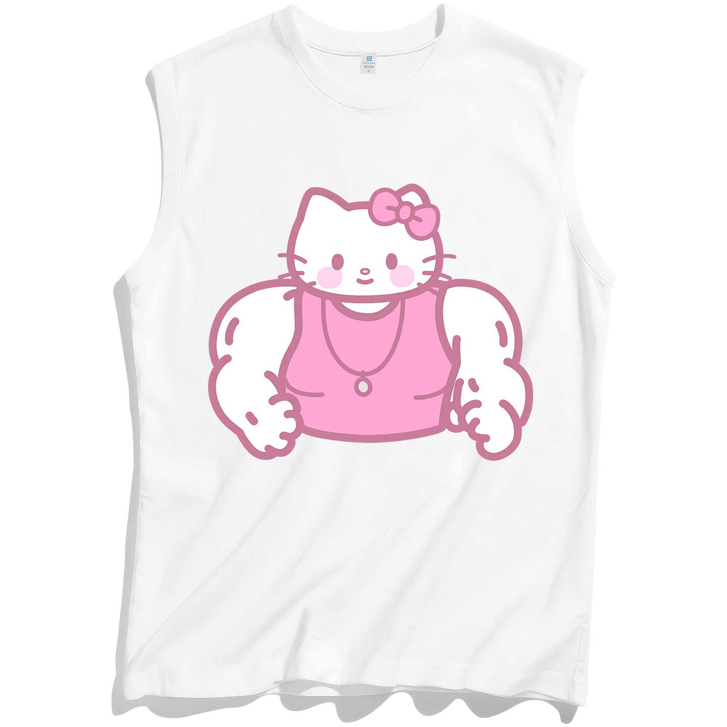 两2元88vip商品猫猫男士无袖男t恤纯棉训练运动健身背心男款打底