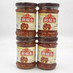 潇水缘 双牌剁椒鱼200gX4瓶 湖南辣味下饭菜永州特产送礼礼品礼物