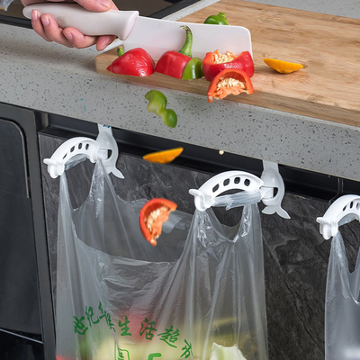 家用可挂式塑料袋厨余支架