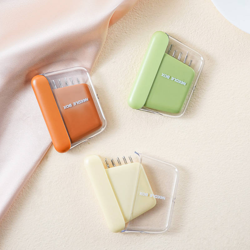 磁吸针盒便携式家用免穿线缝线针手工针手缝针套装收纳盒针线包