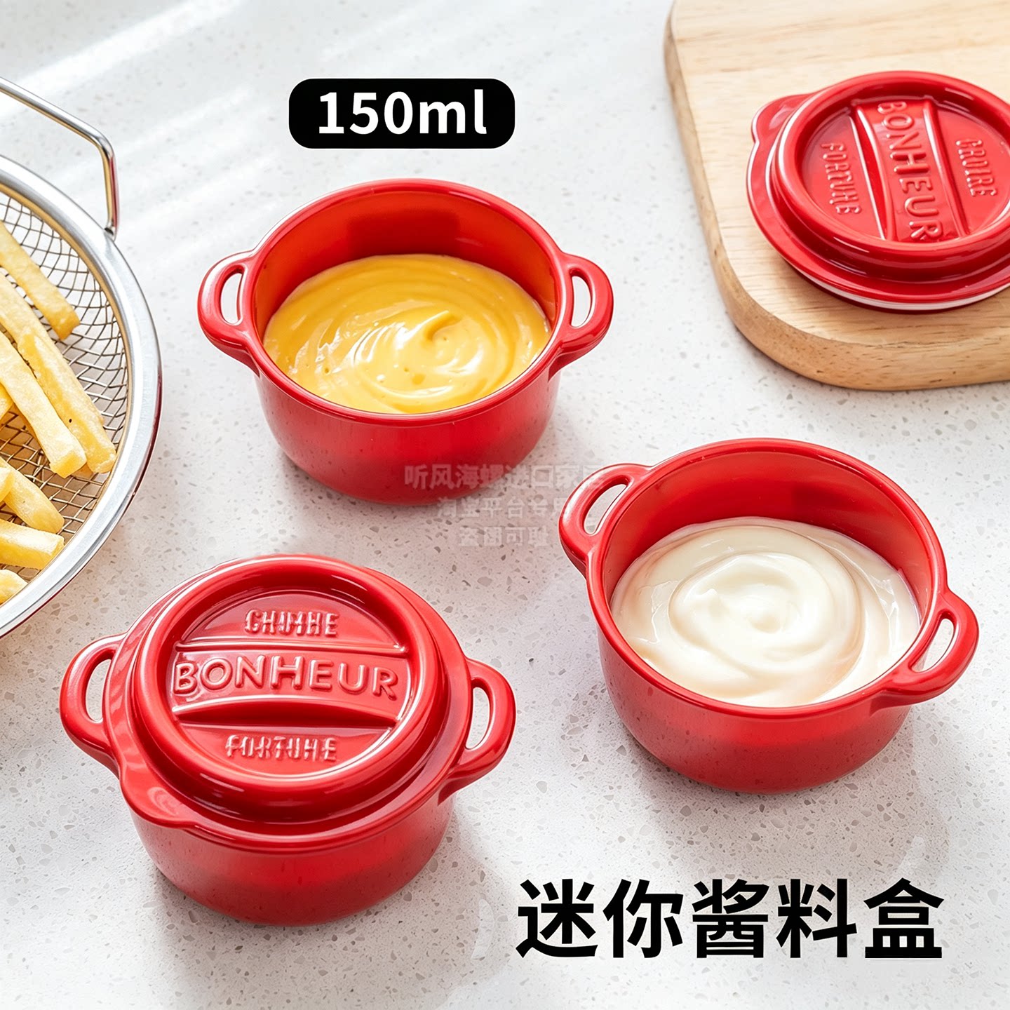 日本进口酱料盒便携密封图片