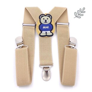 防掉夹婴儿小孩节目表演 带背带裤 儿童背带夹男童宝宝女童裤 子吊裤