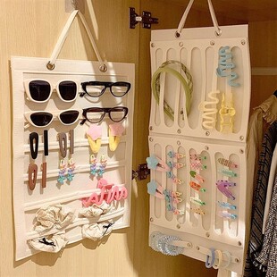 发夹发卡发饰收纳册壁挂袋子首饰盒墨镜眼镜展示架饰品学生宿舍