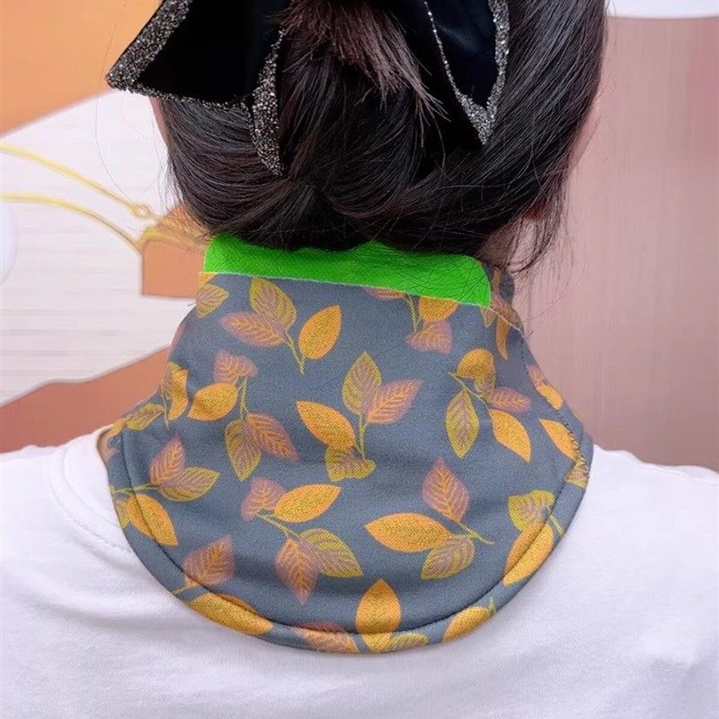 护颈椎护脖子防寒暖贴保暖德绒带兜小围脖男女空调房护颈